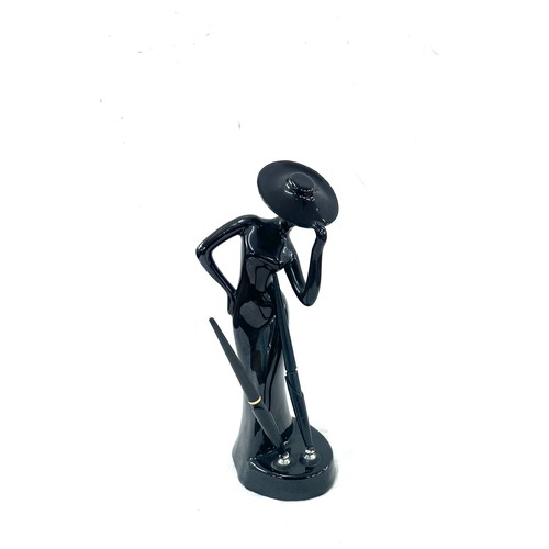 571 - Art deco style Lady figure desk top fountain pen holder