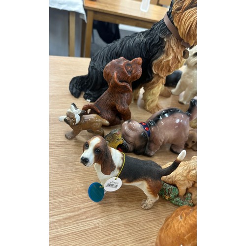 182 - Selection of assorted dog figures