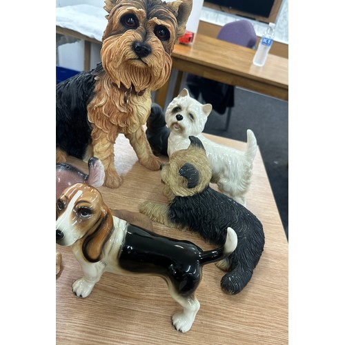 182 - Selection of assorted dog figures