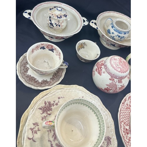 177 - Selection of vintage Masons pottery to include teapot, plates, bowls,  ginger jars etc