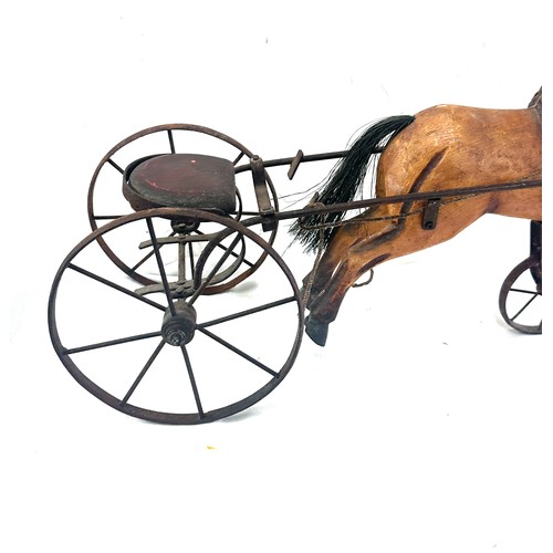 299 - Ornamental horse and carriage overall length 24 inches , Height 13 inches