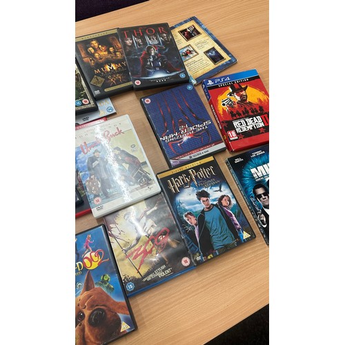 147 - Selection of DVD's to include Ace Ventura, Shrek, Peter Pan, Scooby Doo, i-robot