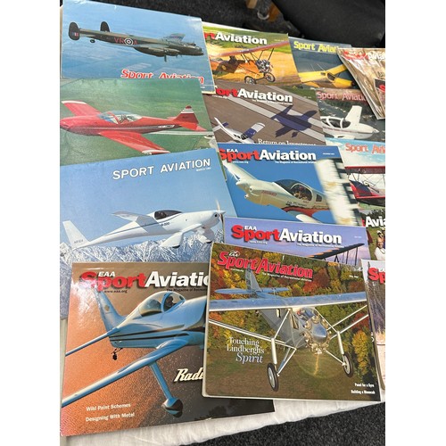 151 - Large selection of EAA Sport Aviation magazines