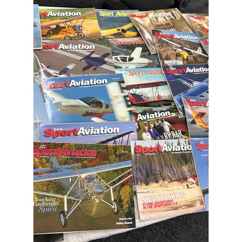 151 - Large selection of EAA Sport Aviation magazines