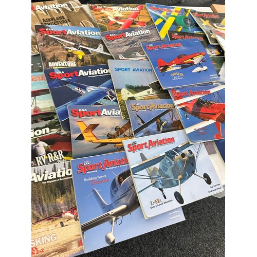 151 - Large selection of EAA Sport Aviation magazines