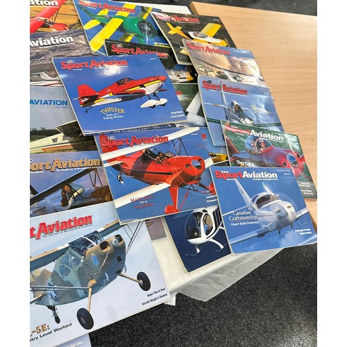 151 - Large selection of EAA Sport Aviation magazines