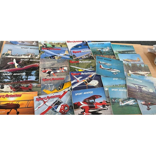 195 - Large selection of Sport Aviation magazines