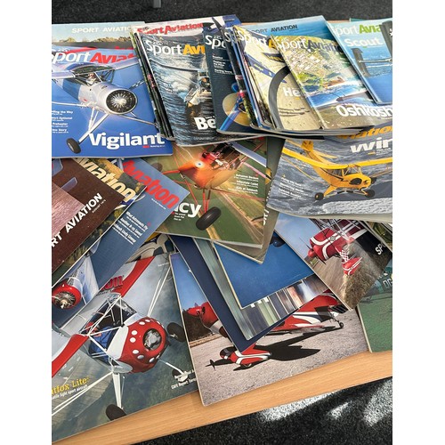 195 - Large selection of Sport Aviation magazines