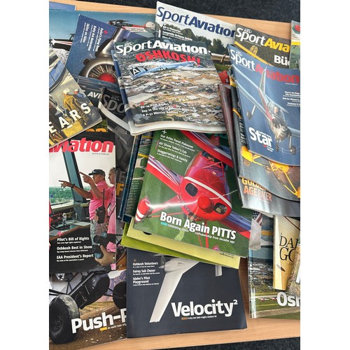 277 - Large selection of  Sport Aviation magazines