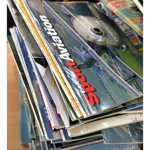 277 - Large selection of  Sport Aviation magazines