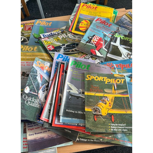 238 - Selection of vintage Pilot air craft magazines to include EAA Sport Pilot, Todays Pilot etc