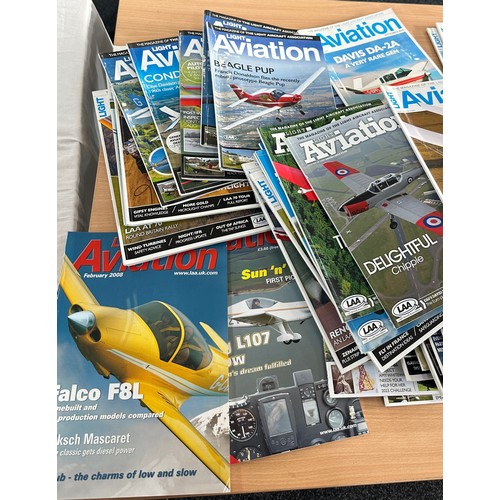 224 - Large selection of vintage ' Light aviation' air craft magazines