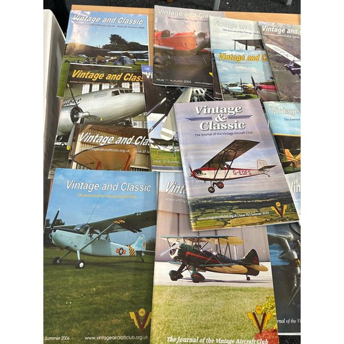 170 - Selection of ' Vintage and Classic' air craft magazines