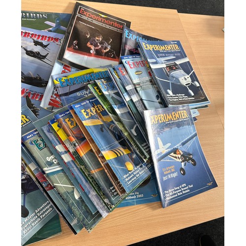 163 - Selection of assorted air craft magazines to include ' War Birds' and ' Experimenter'