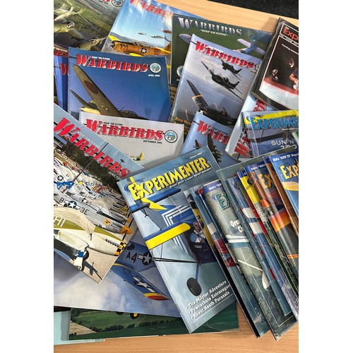 163 - Selection of assorted air craft magazines to include ' War Birds' and ' Experimenter'