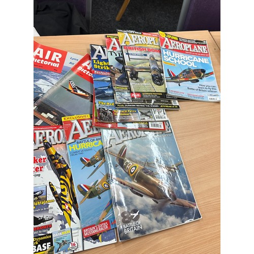 171 - Selection of air craft magazines to include ' Aeroplane' etc