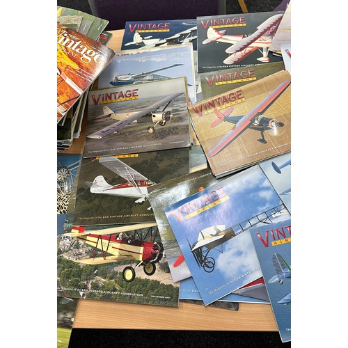 198 - Large selection of vintage air craft magazines ' Vintage Airplane'