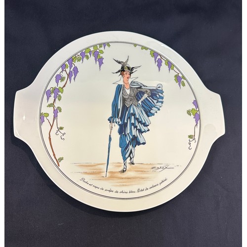 561 - Villeroy & Boch Depuis 1748 design 1900 cake plate diameter approx 13 inches