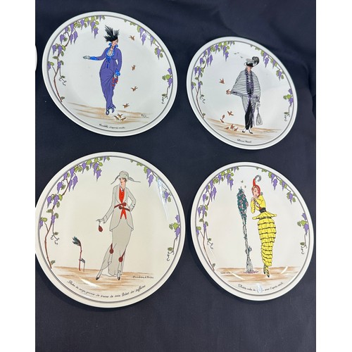 560 - Six Villeroy & Boch Depuis 1748 design 1900 plates measures approx 8 inches diameter