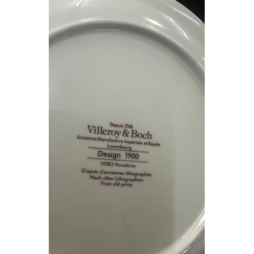 560 - Six Villeroy & Boch Depuis 1748 design 1900 plates measures approx 8 inches diameter