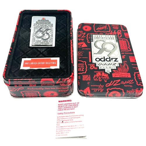 406 - Zippo 65th Anniversary Limited Edition Collectible 1932-1997 in original factory box