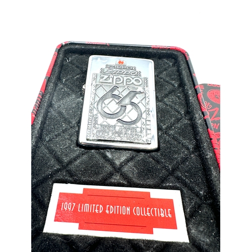 406 - Zippo 65th Anniversary Limited Edition Collectible 1932-1997 in original factory box