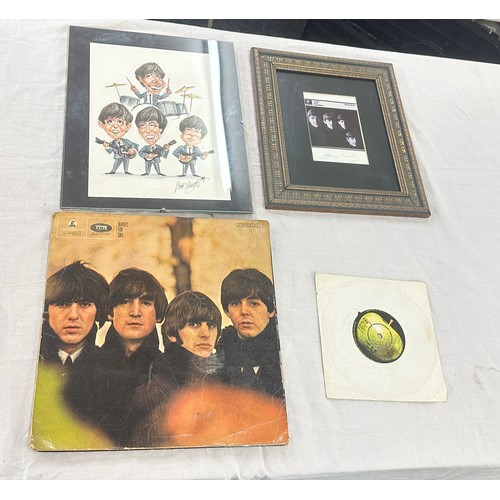 60 - Selection of Beatles memorable George Martin signature with  COA