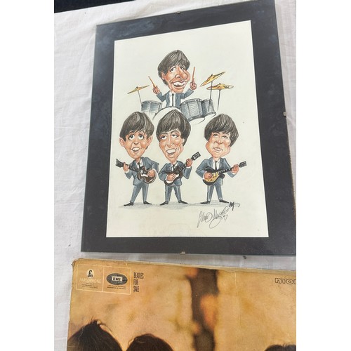 60 - Selection of Beatles memorable George Martin signature with  COA