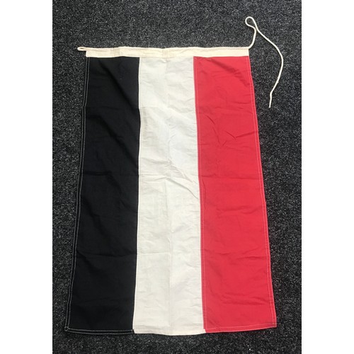 87A - German flag measures approx 38 inches wide by 23.5 inches long