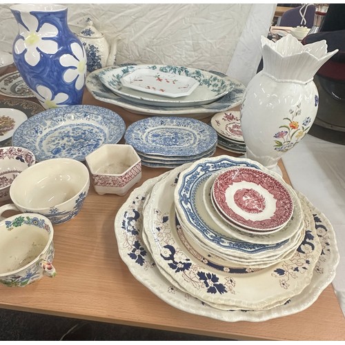 249 - Large selection of pottery to include Masons, Wedgwood etc