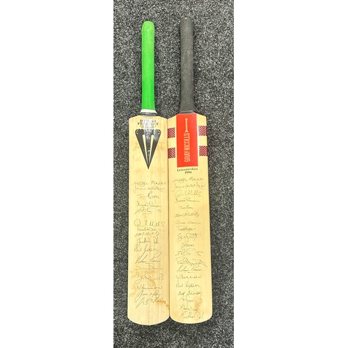 288 - Two signed cricket bats