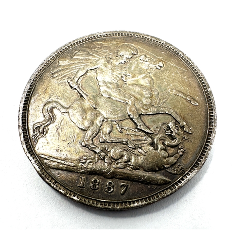 432 - 1887 victorian silver crown