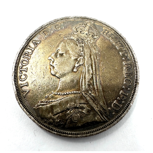 432 - 1887 victorian silver crown