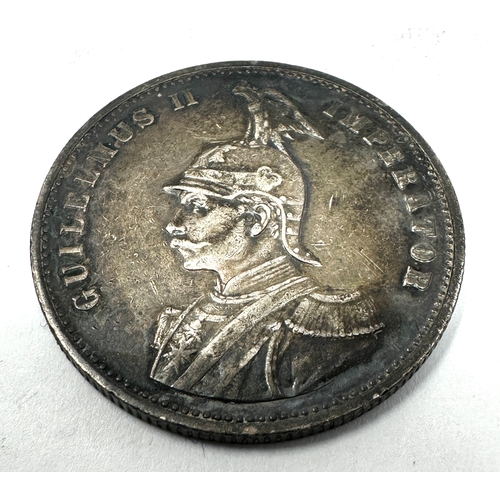 435 - 1906 A German East Africa 1 Rupee Rupie Wilhelm II Silver Coin