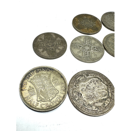 444 - selection of silver half crowns & florins