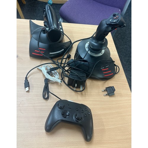 208 - Selection of PC controllers includes Thrustmaster 
etc