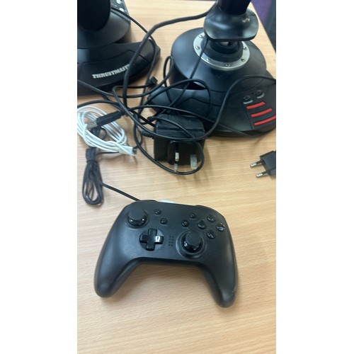 208 - Selection of PC controllers includes Thrustmaster 
etc