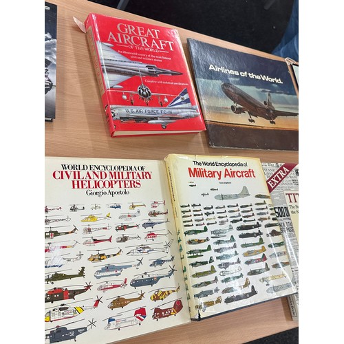 222 - Selection of assorted books includes Titanic, Airlines of the world, dream cars etc