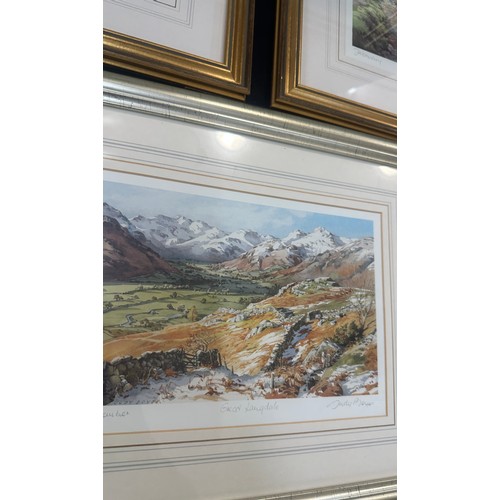 92A - 5 Signed prints by Judy Boyen measures approximately 16 inches by 13 inches tall