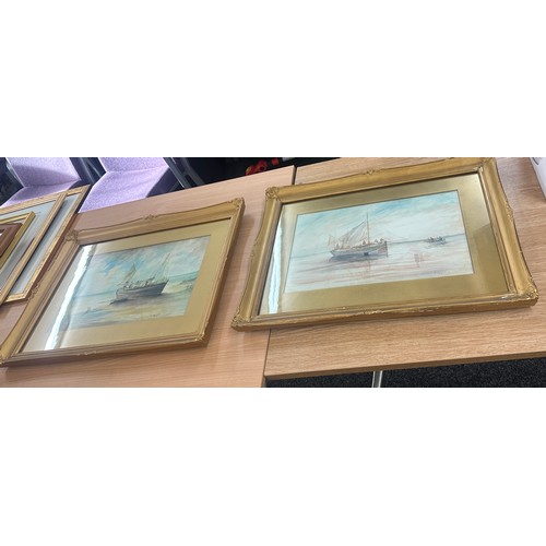 328 - Pair of framed Pastol paintings, measures approximately 26 by 20 t Westcott