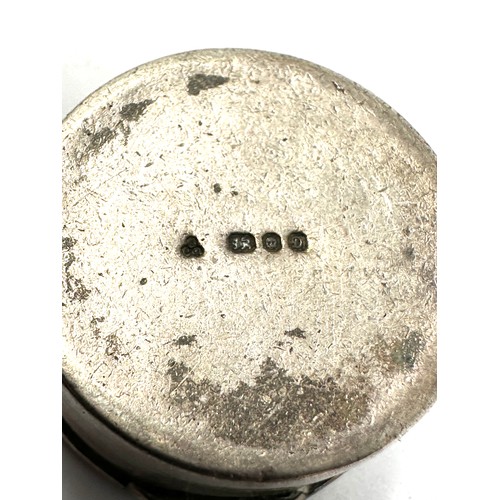 51 - .925 sterling pill box w/ 1887 victoria coin