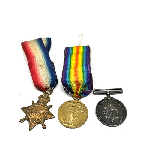 389 - WW1 1914-15 Star Trio & Original Ribbons Named 10305 cpl p gallery oxf & bucks l.i