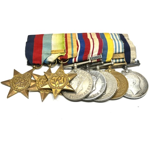 400 - Mounted WW2 ER. II Royal Navy Medal Group n.g.s medal -palestine  1945-48 d/kx93547 f.c willcocks s.... 