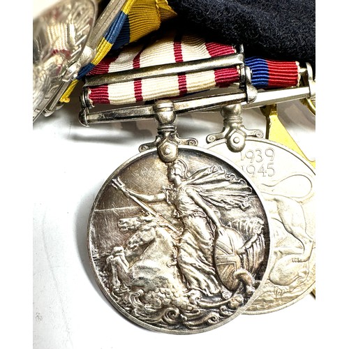 400 - Mounted WW2 ER. II Royal Navy Medal Group n.g.s medal -palestine  1945-48 d/kx93547 f.c willcocks s.... 