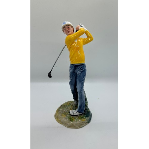 457 - Royal Doulton figure HN 3276 ' Teeing off' measures approx 9 inches tall