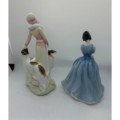 594 - Two vintage Royal Doulton figures ' Daisy' HN3804 and 'Lorraine' HN3118