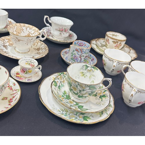 278 - Selection of trio sets includes Royal Albert etc