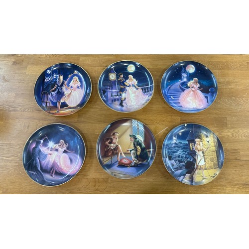 280 - Selection of Franklin Mint Cinderella Collectors plates to include ' Fairy Godmothers Magic', 'Refle... 