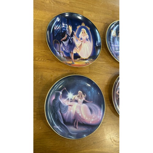 280 - Selection of Franklin Mint Cinderella Collectors plates to include ' Fairy Godmothers Magic', 'Refle... 