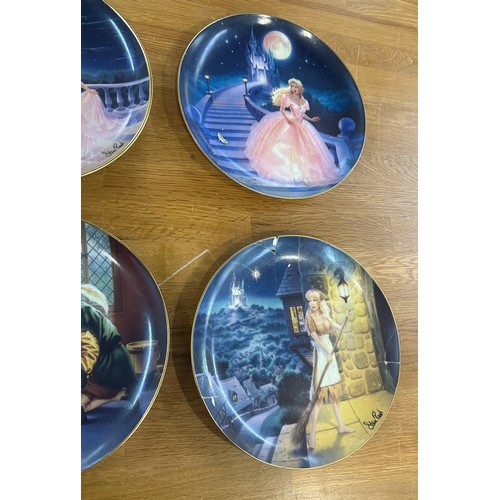 280 - Selection of Franklin Mint Cinderella Collectors plates to include ' Fairy Godmothers Magic', 'Refle... 